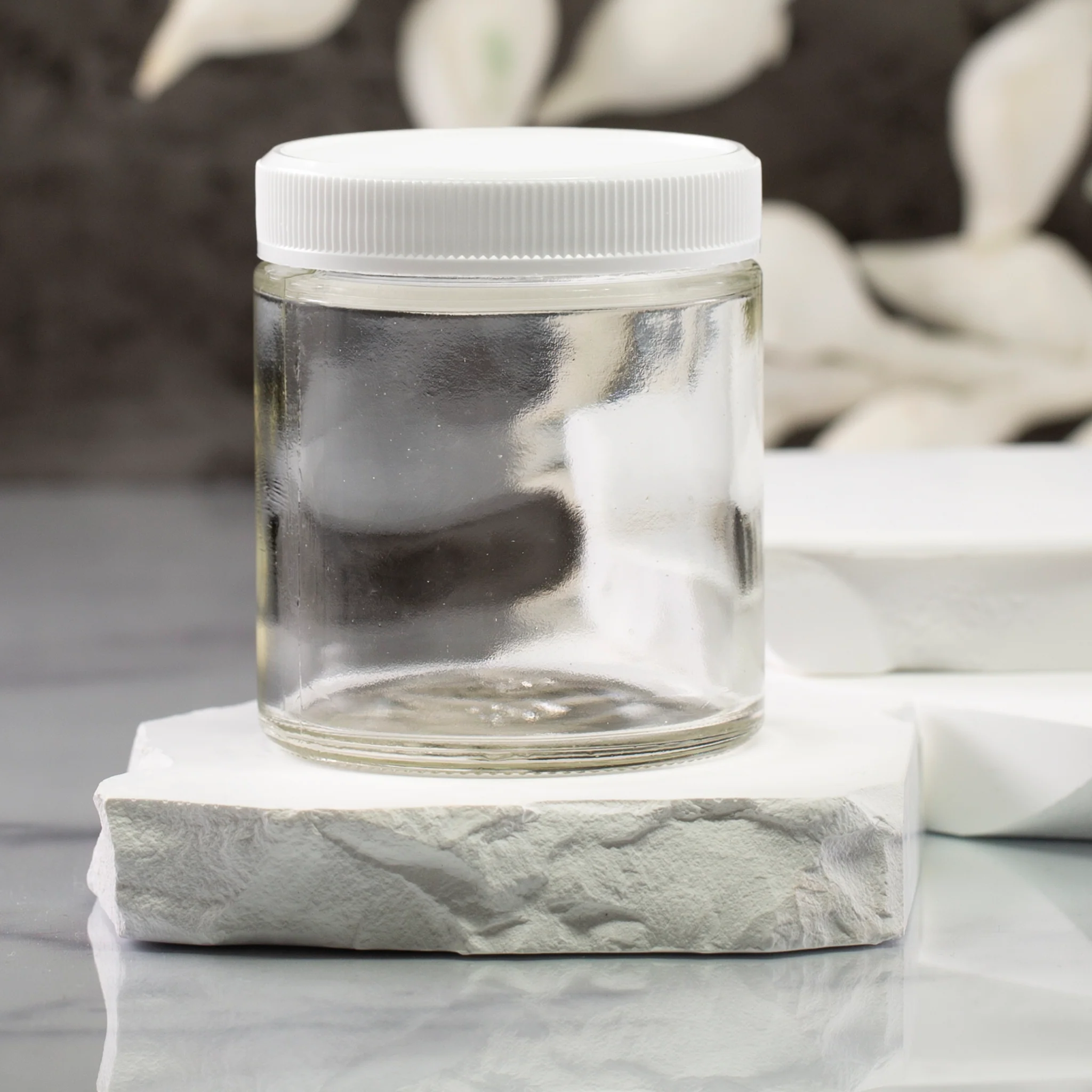4 oz Clear Glass Jar with 58-400 Neck - Image 3