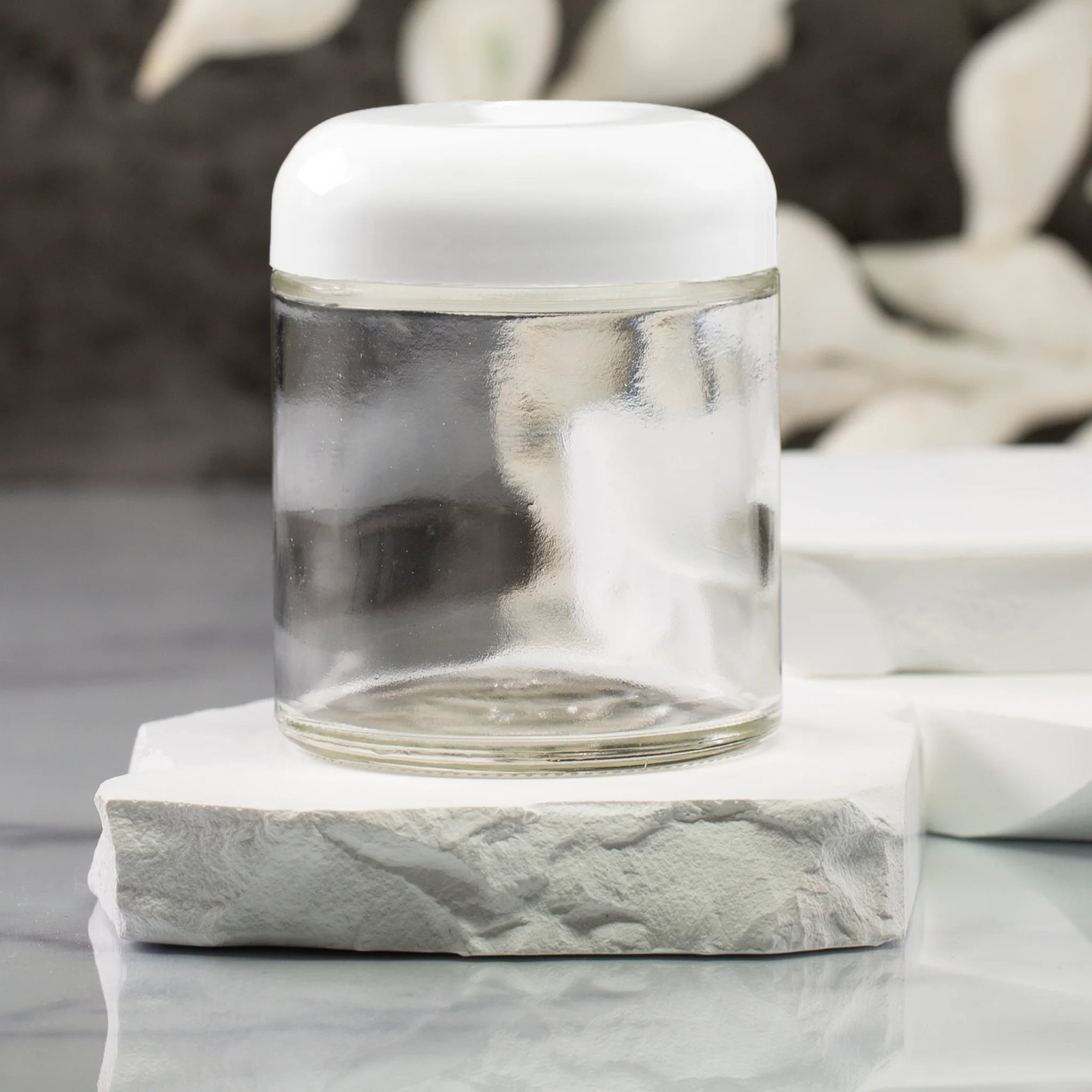 4 oz Clear Glass Jar with 58-400 Neck - Image 4