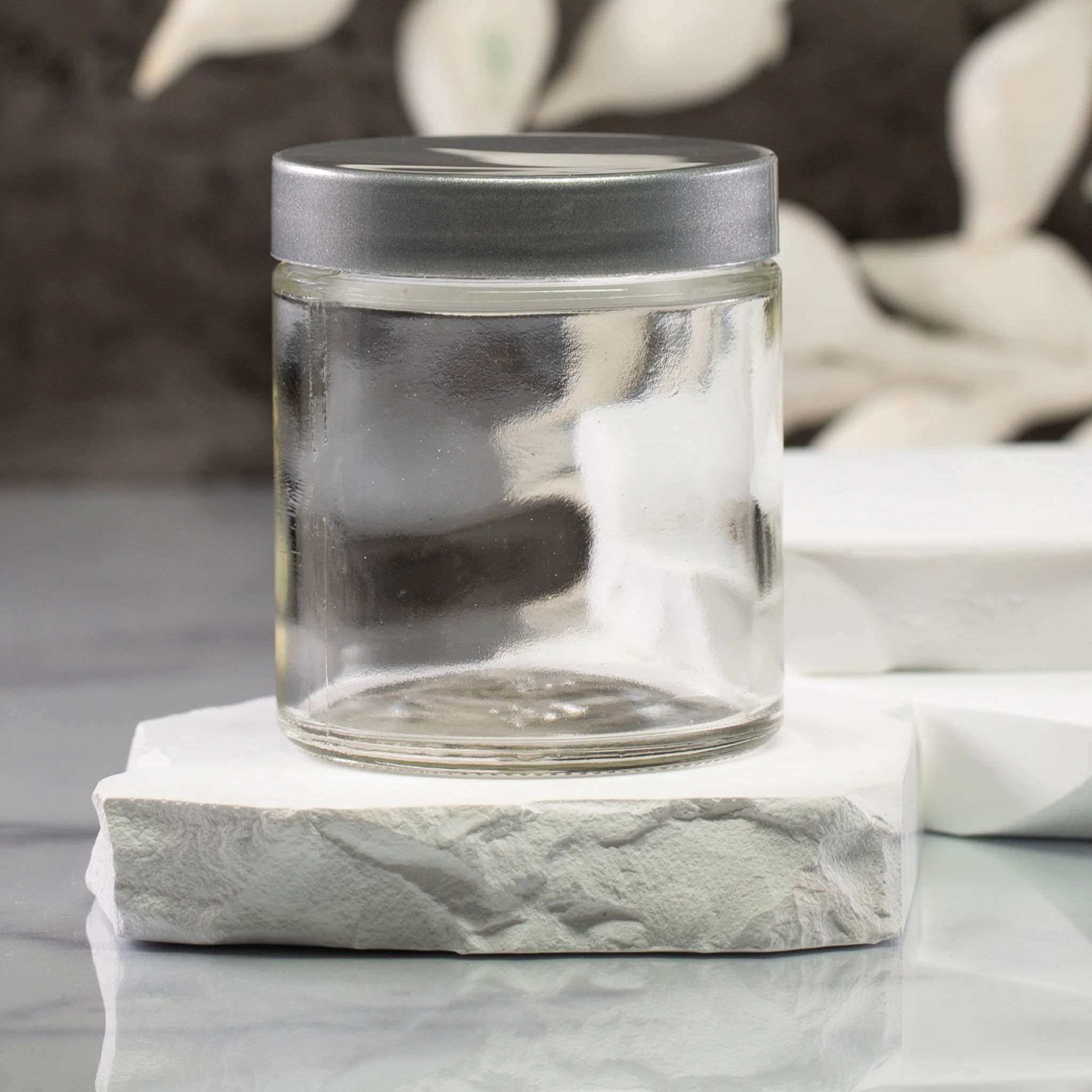 4 oz Clear Glass Jar with 58-400 Neck - Image 5