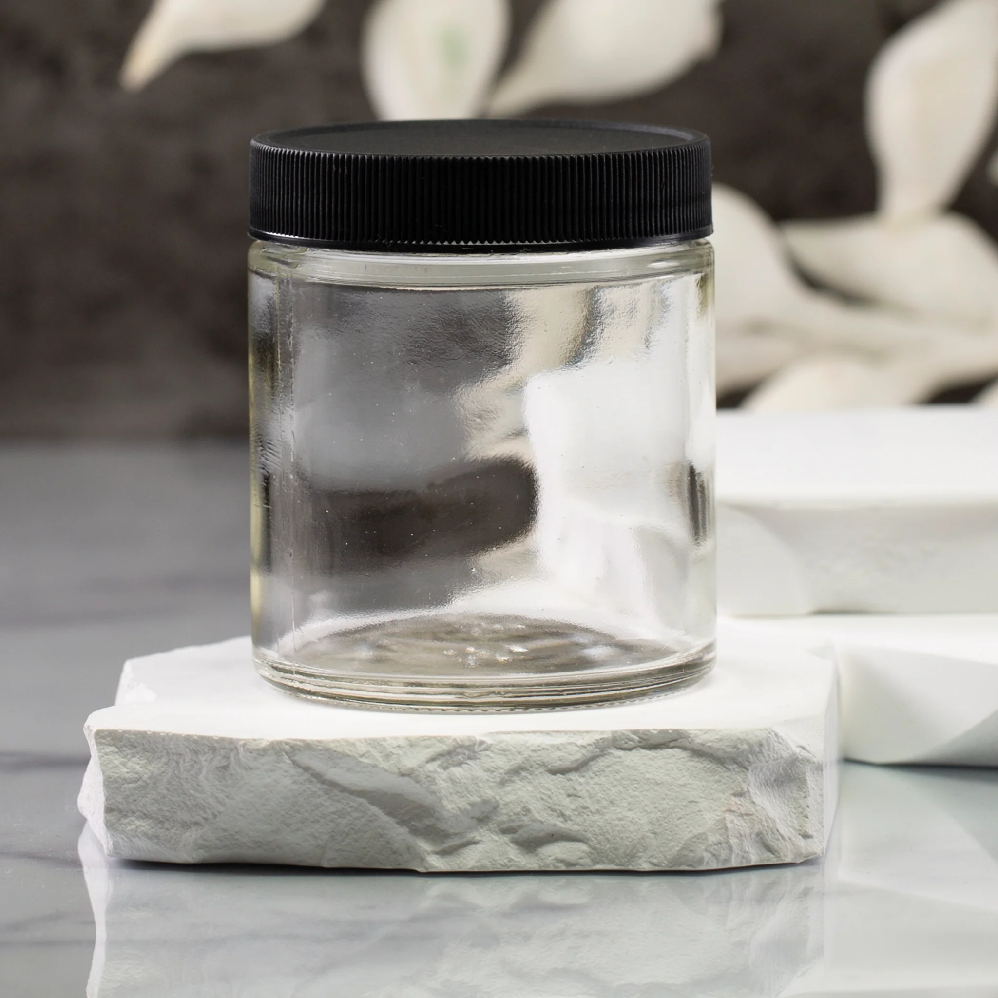 4 oz Clear Glass Jar with 58-400 Neck - Image 6