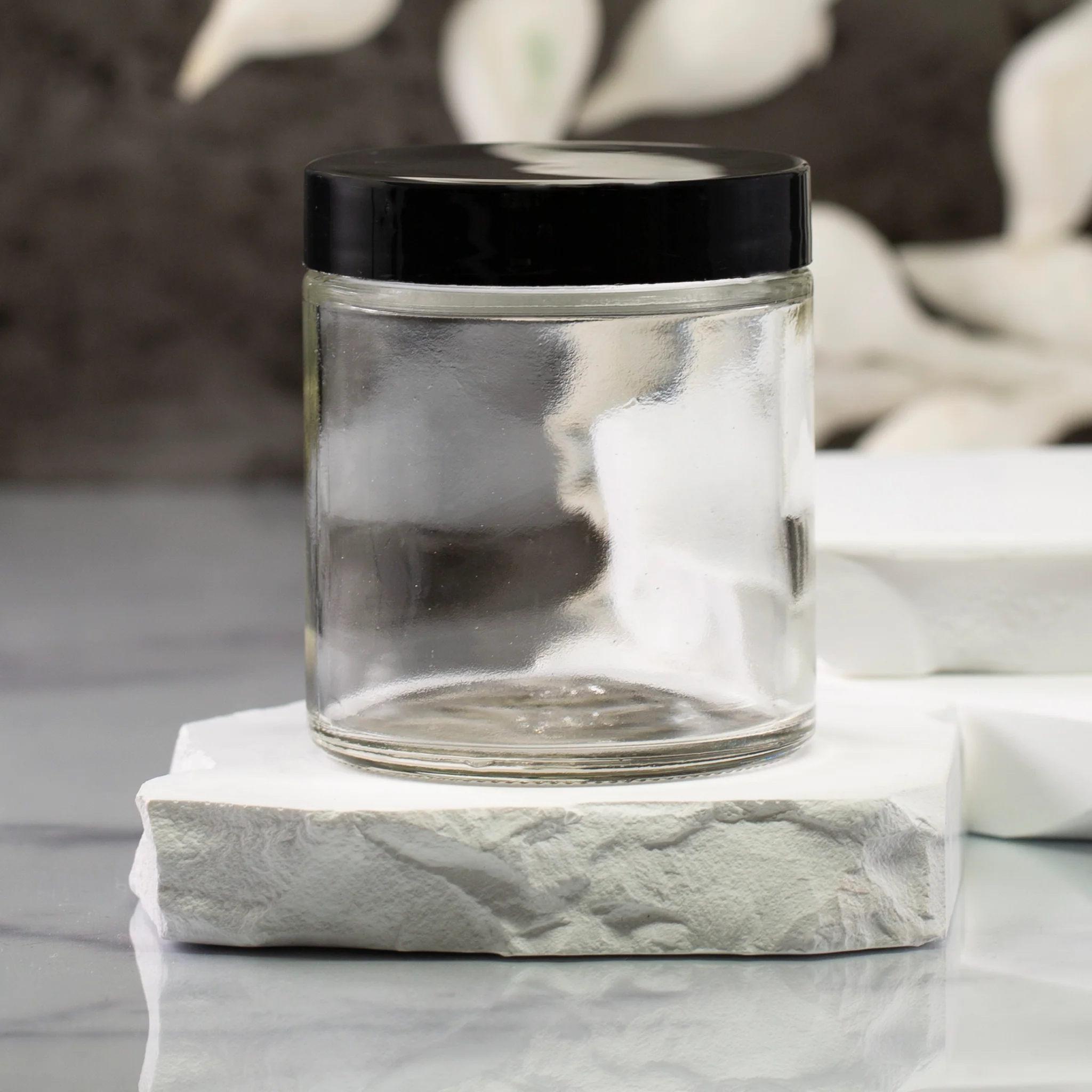 4 oz Clear Glass Jar with 58-400 Neck - Image 8
