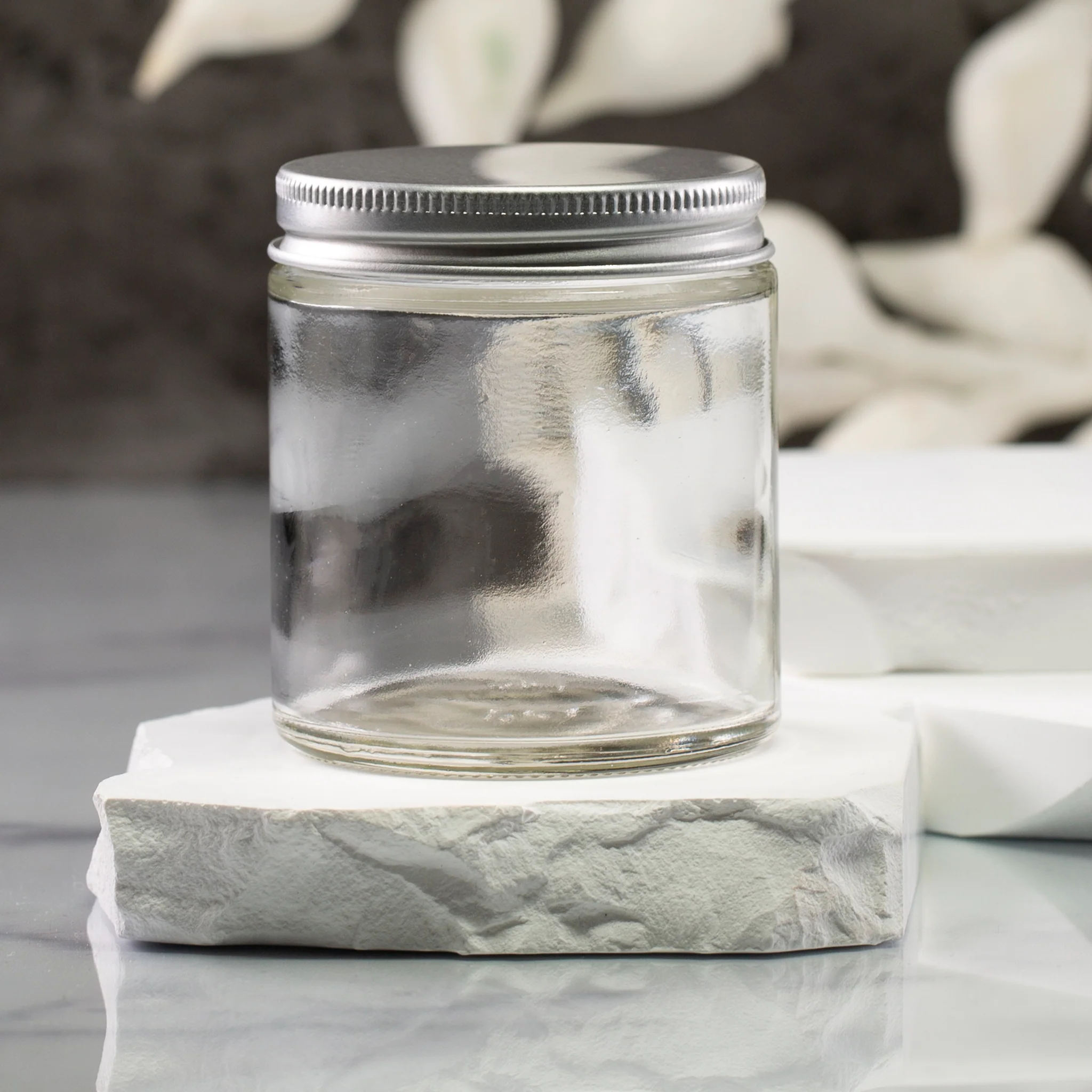 4 oz Clear Glass Jar with 58-400 Neck - Image 9