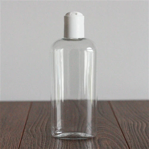 4 oz Clear PET Cosmo Oval with 20-410 Neck - Image 3