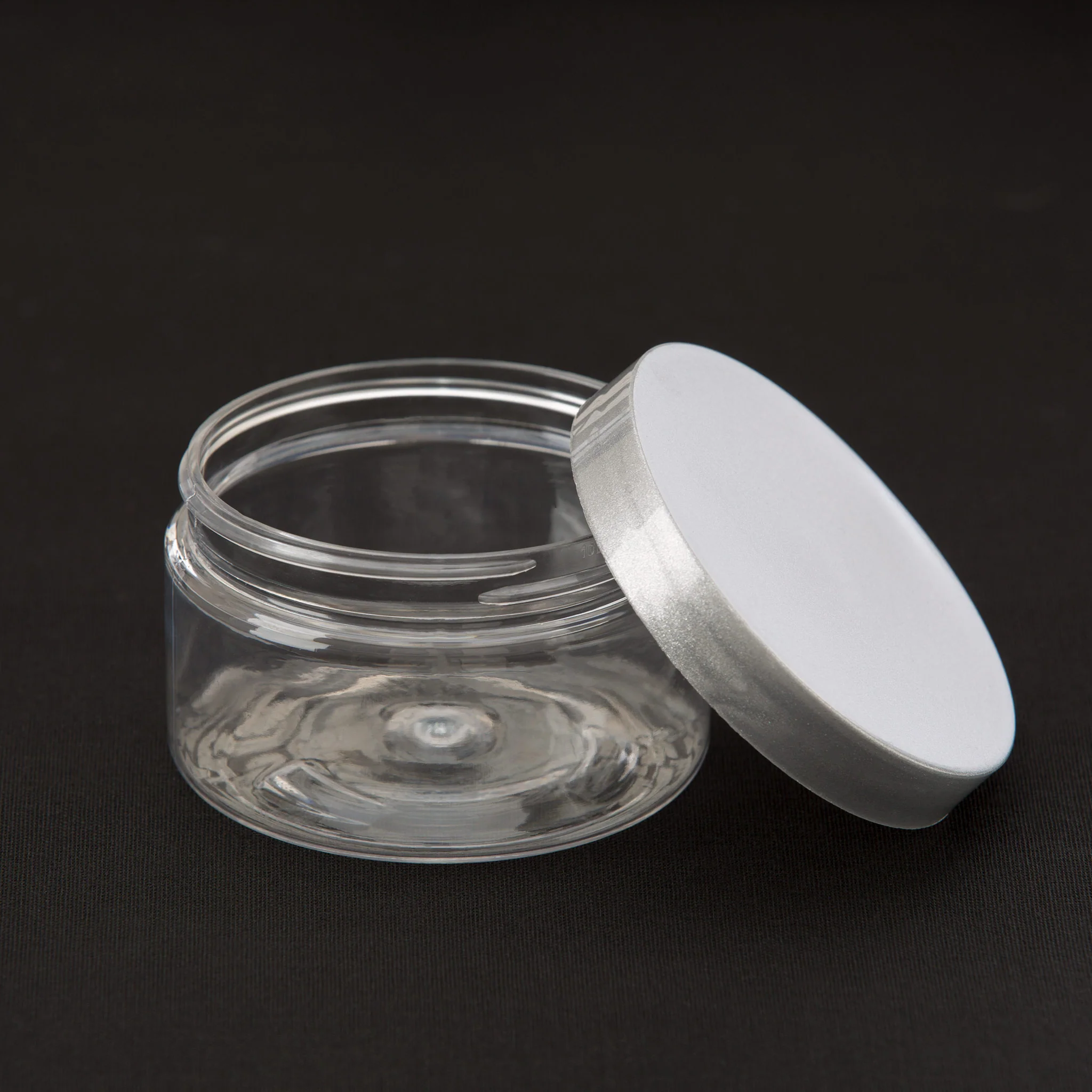 4 oz Clear Shallow Jar with 70-400 Neck - Image 3