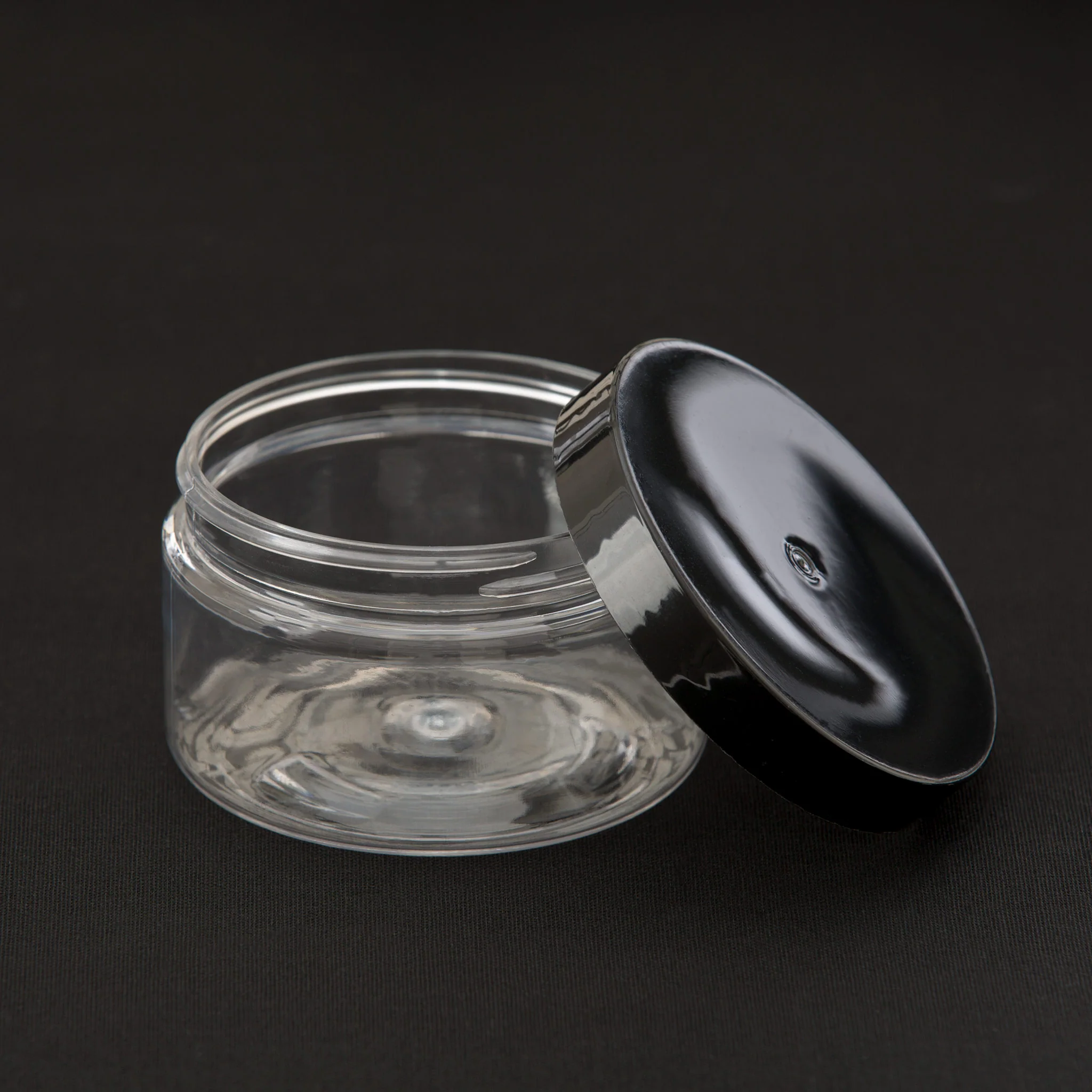 4 oz Clear Shallow Jar with 70-400 Neck - Image 4