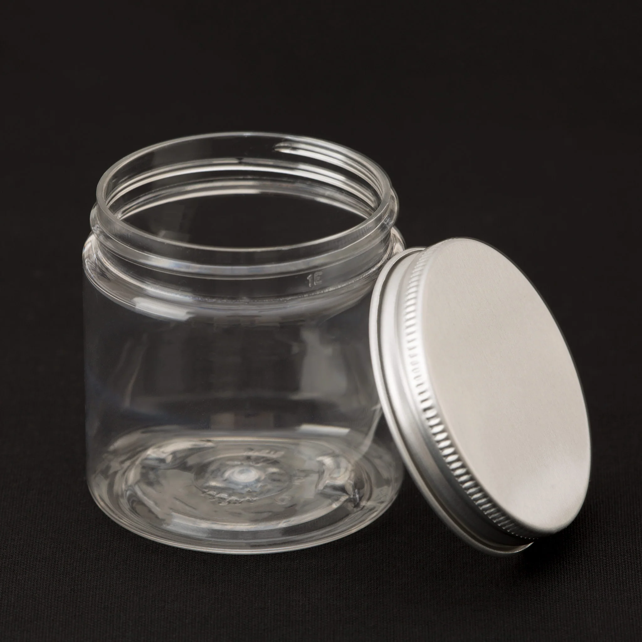 4 oz Clear Straight Sided Jar with 58-400 Neck - Image 2