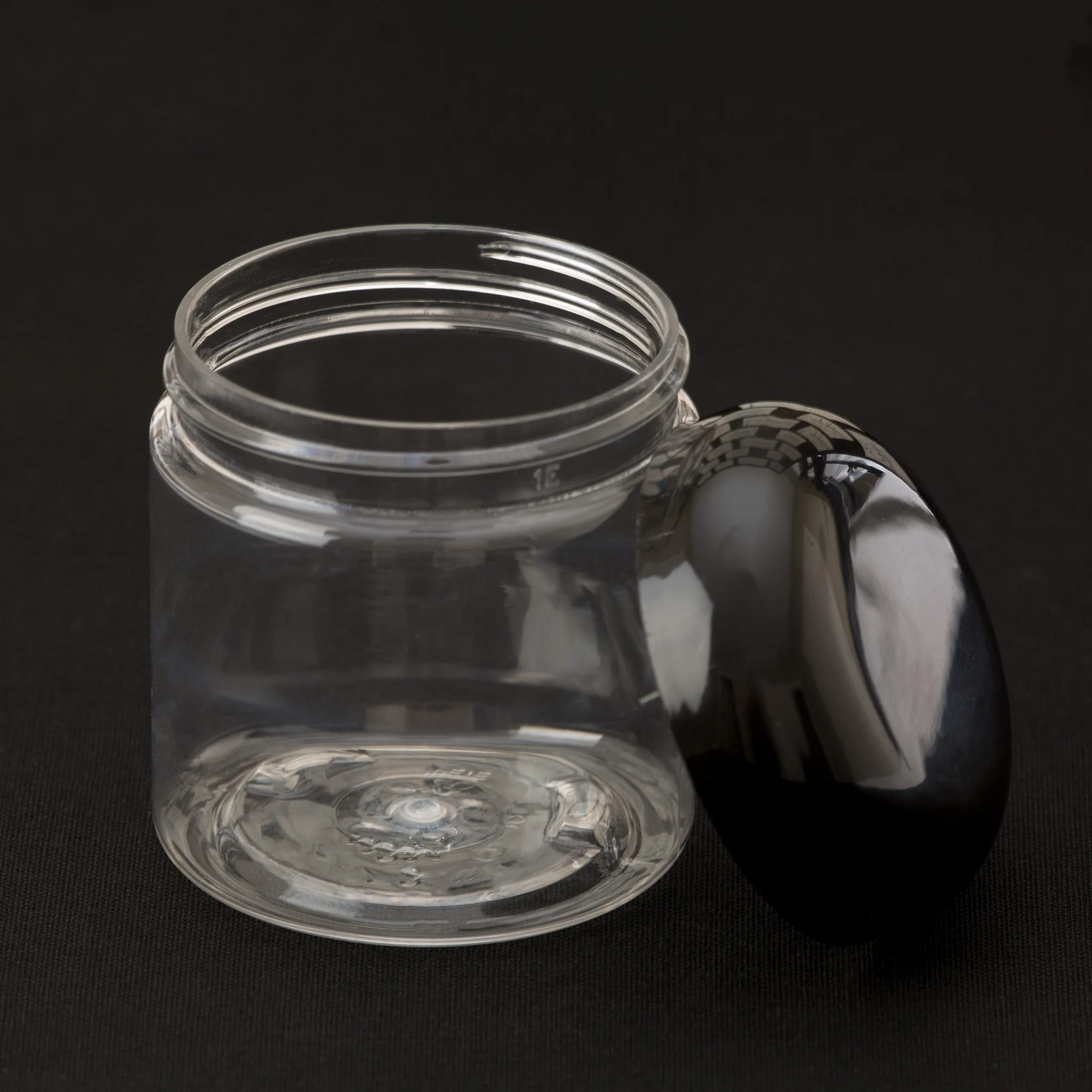 4 oz Clear Straight Sided Jar with 58-400 Neck - Image 3