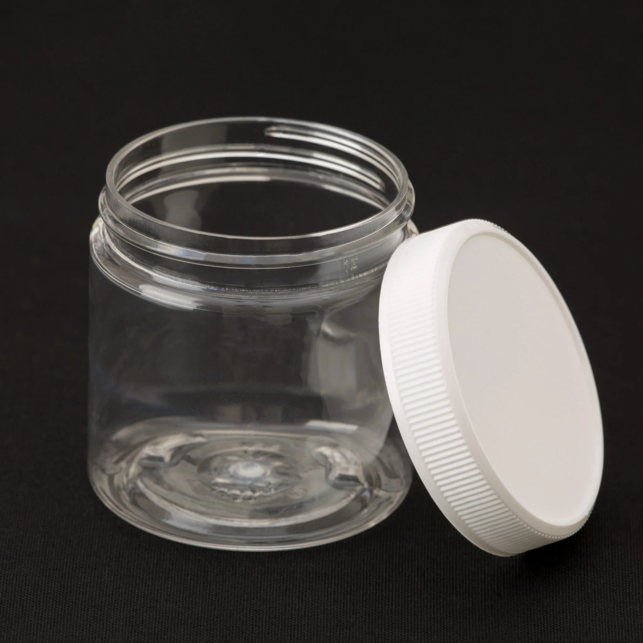 4 oz Clear Straight Sided Jar with 58-400 Neck - Image 4