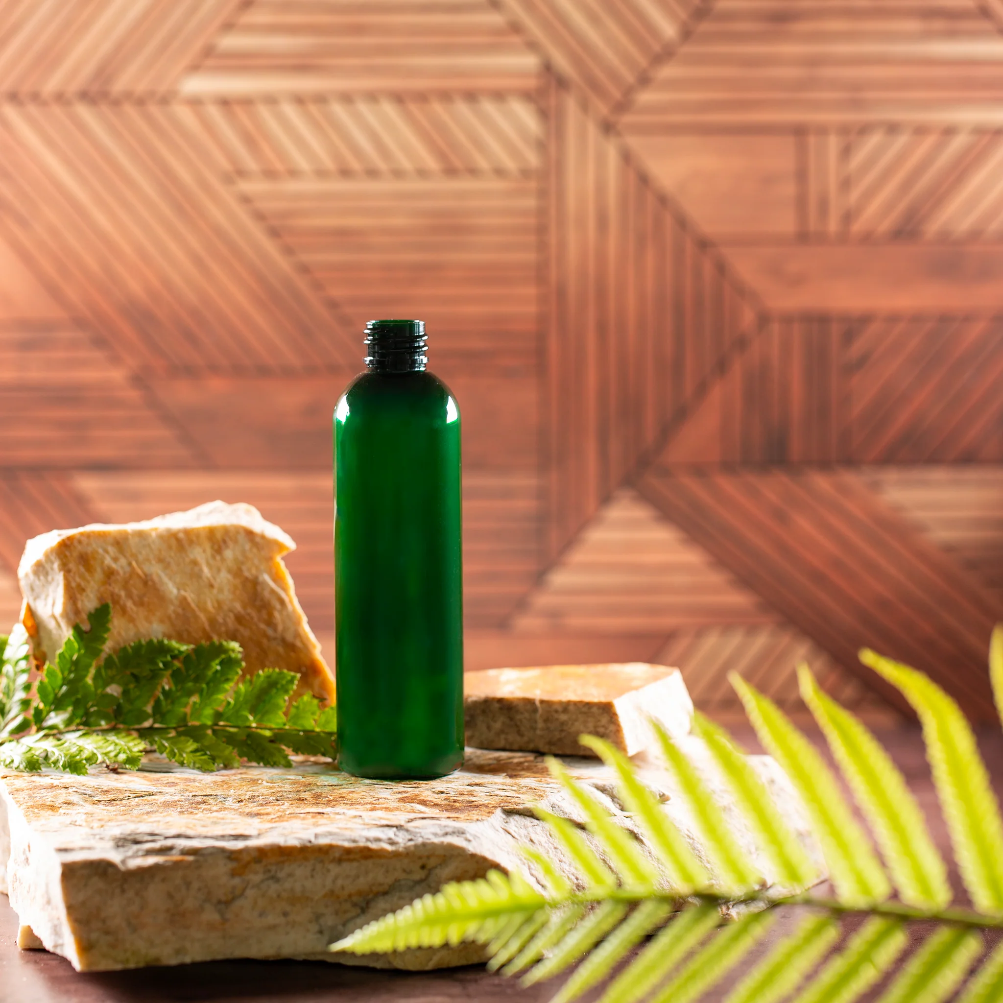 4 oz Green PET Bullet Bottle with 20-410 Neck