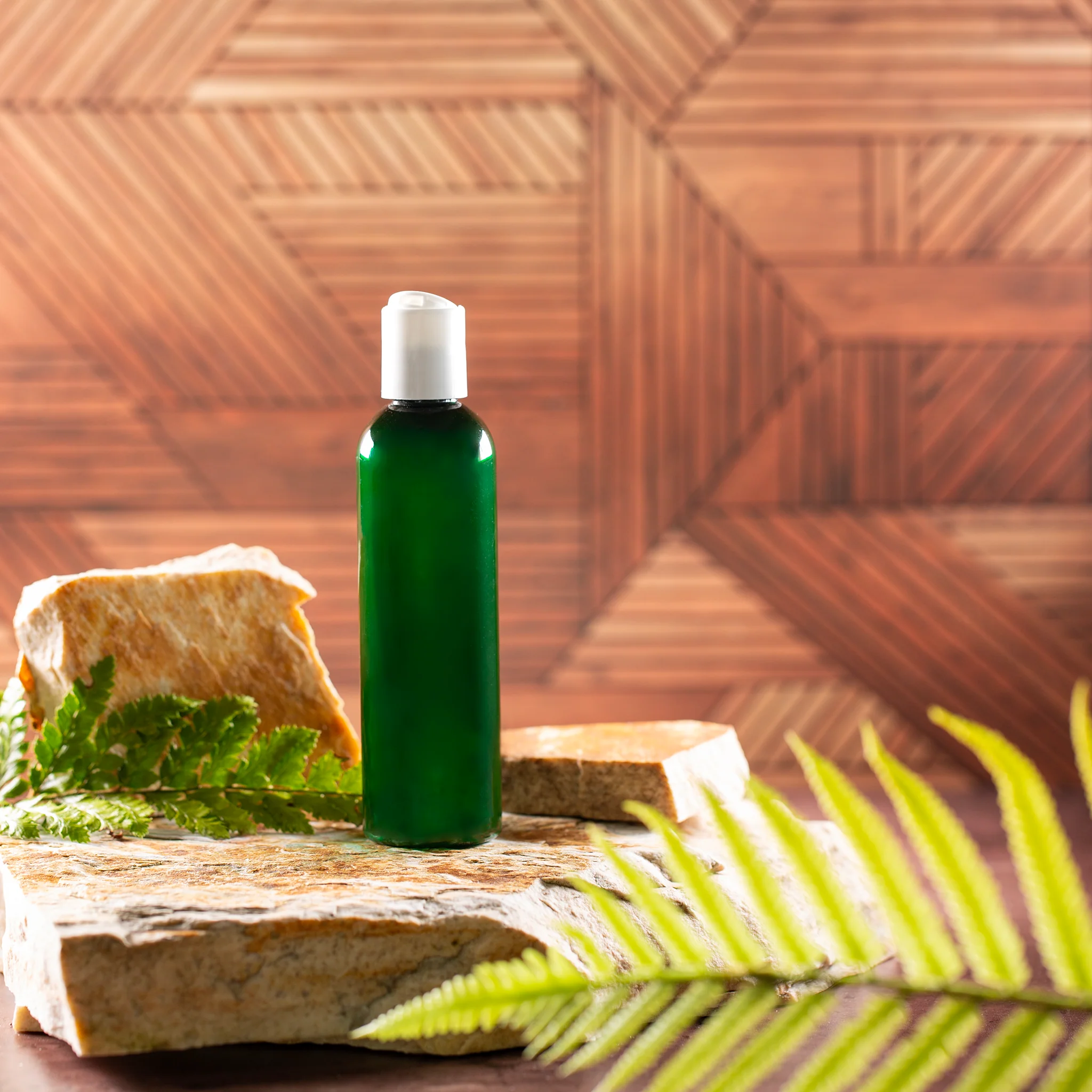 4 oz Green PET Bullet Bottle with 20-410 Neck - Image 3