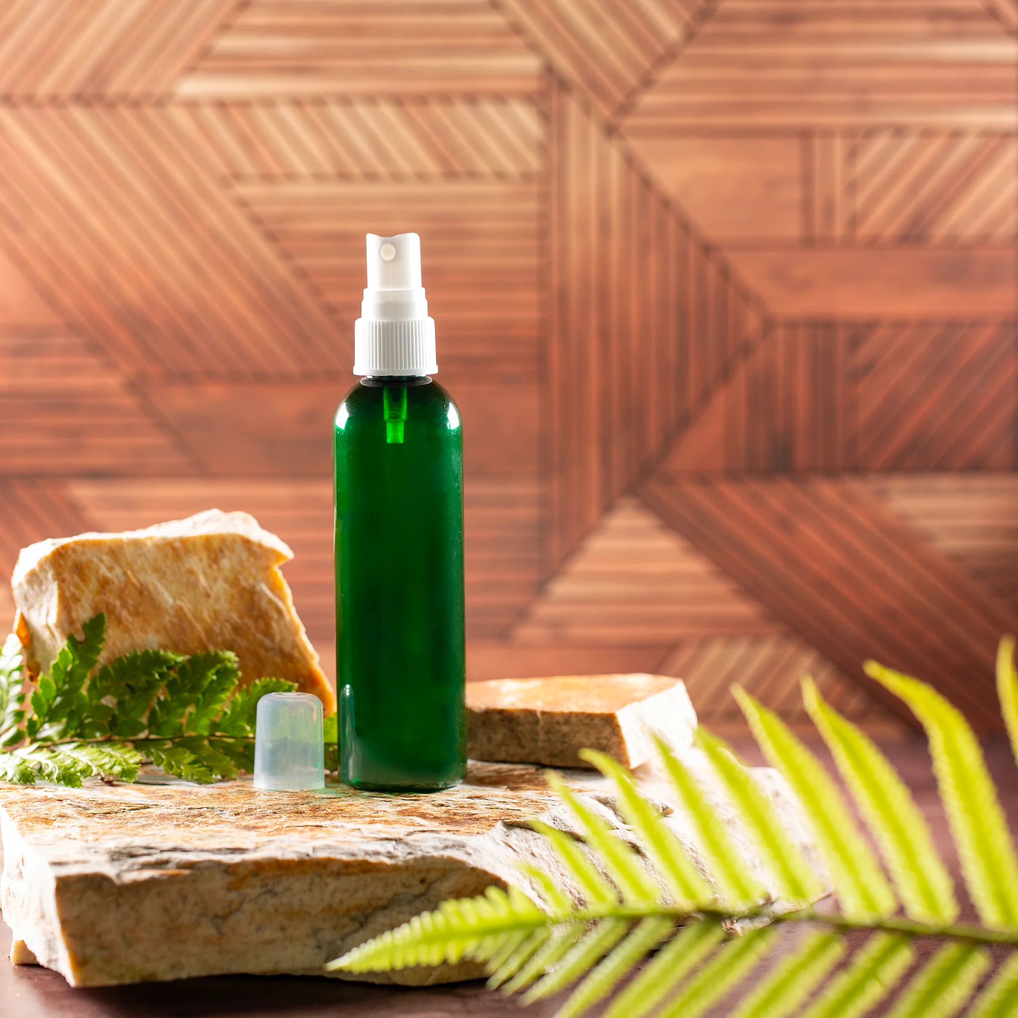 4 oz Green PET Bullet Bottle with 20-410 Neck - Image 6