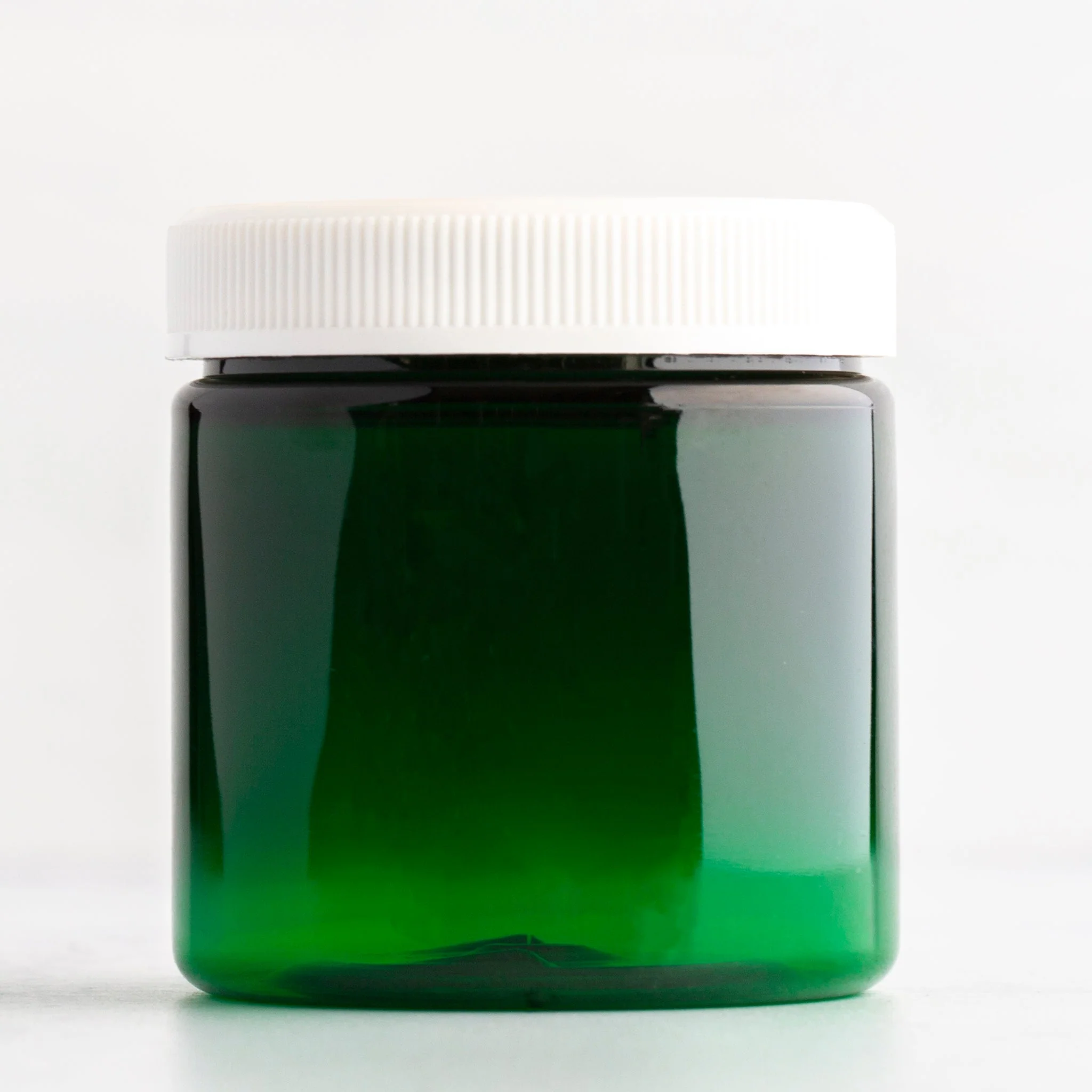 4 oz Green Straight Sided Jar with 58-400 Neck - Image 2