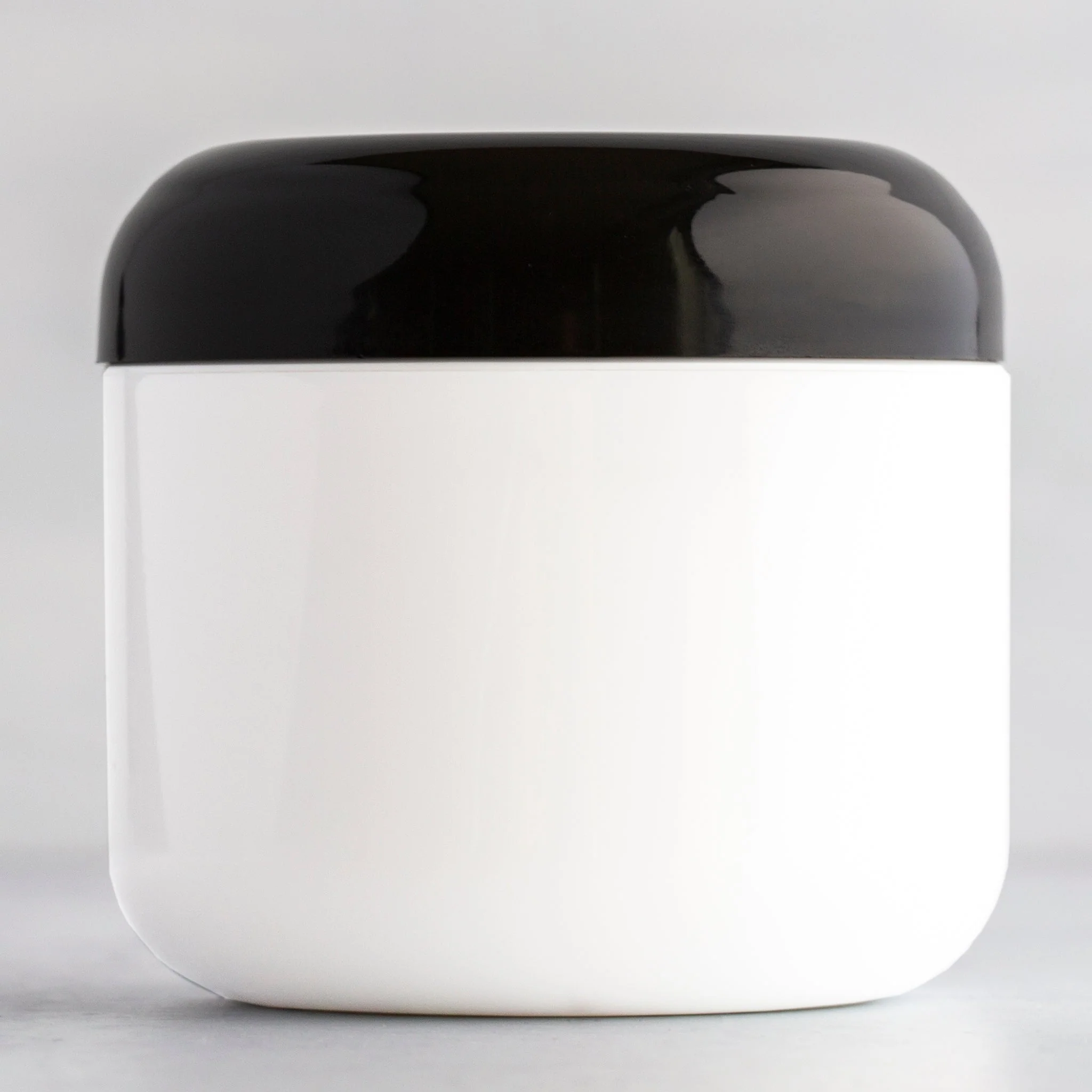4 oz White Round Base Jar with 70-400 Neck - Image 2