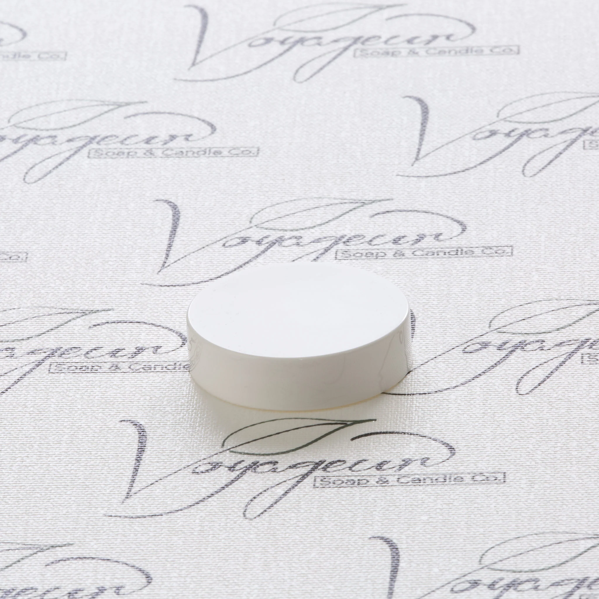 43-400 White Flat Gloss Smooth Cap - Image 2