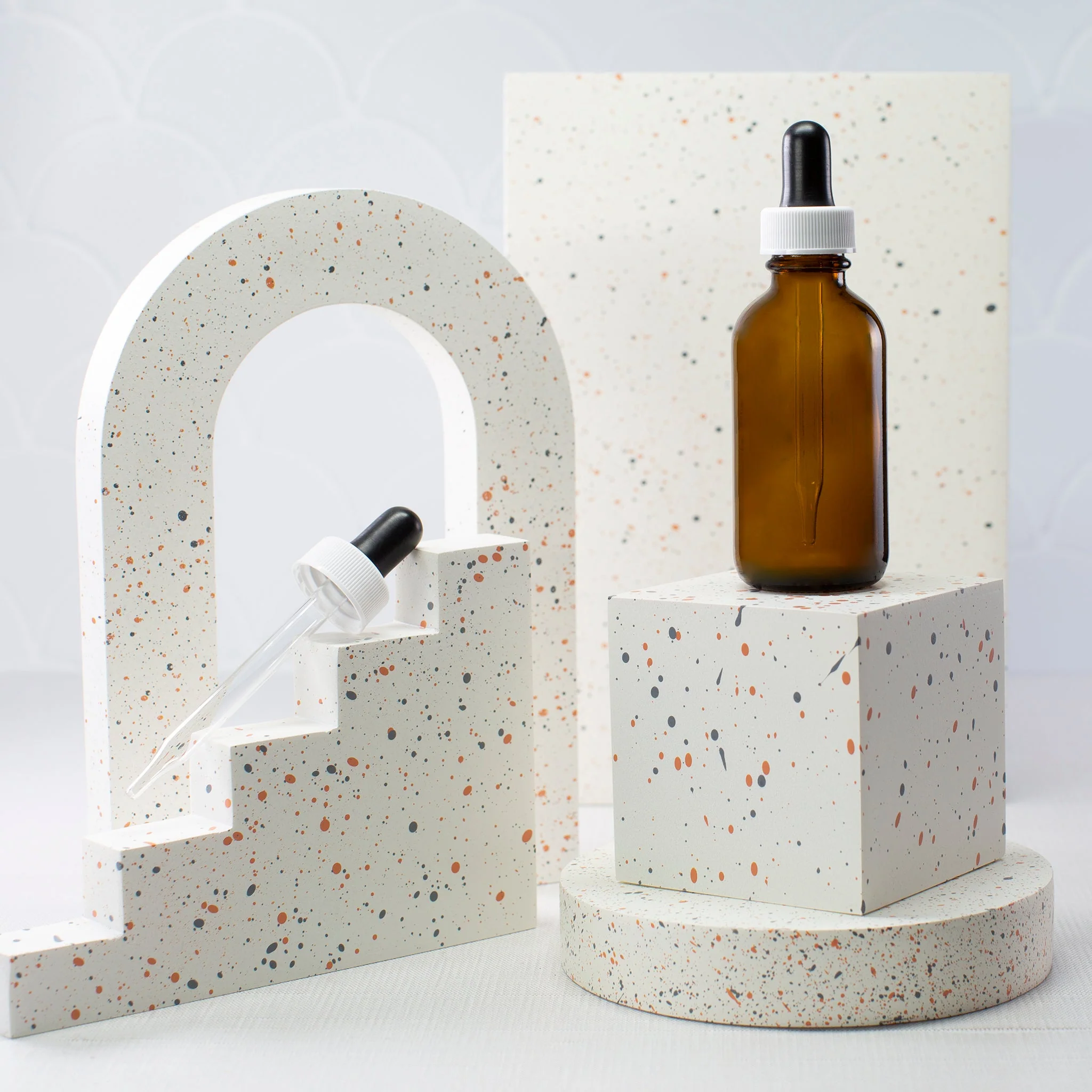 50 ml Amber Glass Bottle with 20-400 Neck - Image 2