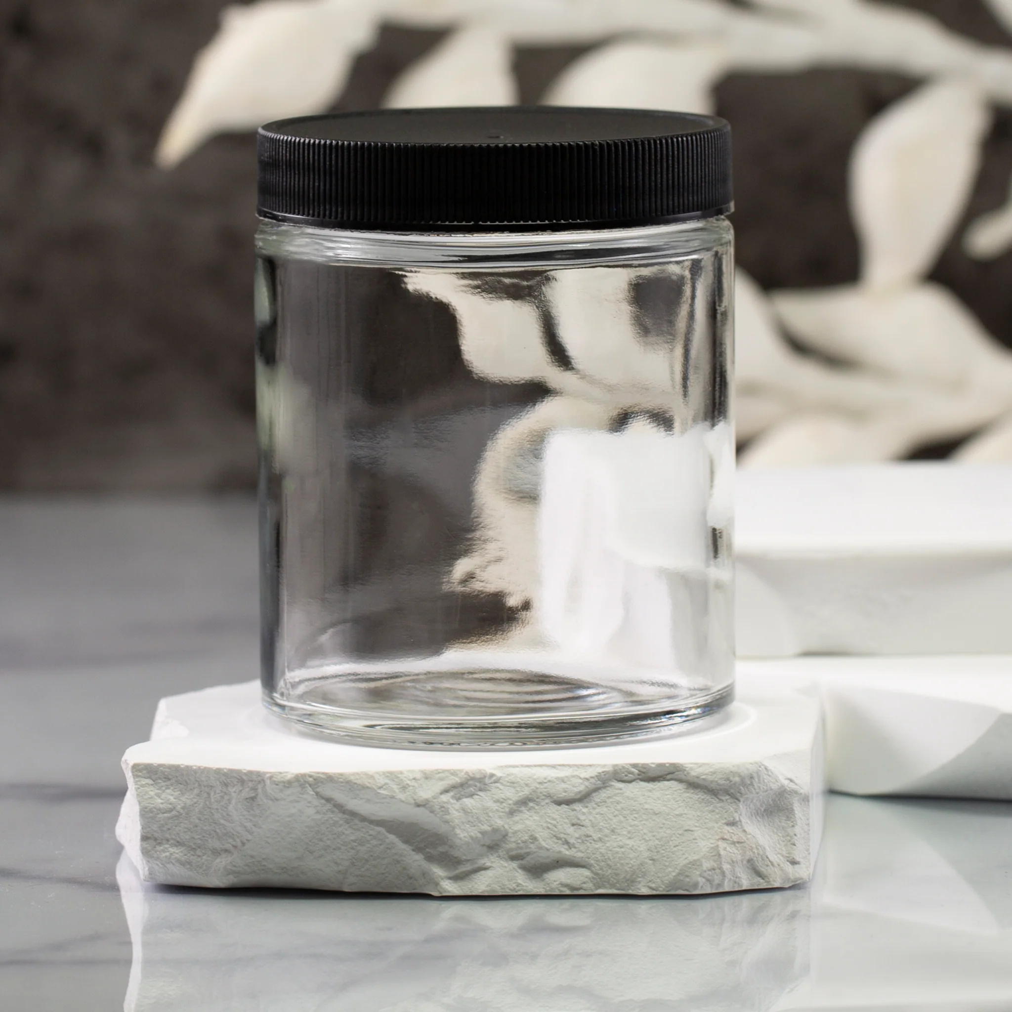 6 oz Clear Glass Jar with 63-400 Neck - Image 4