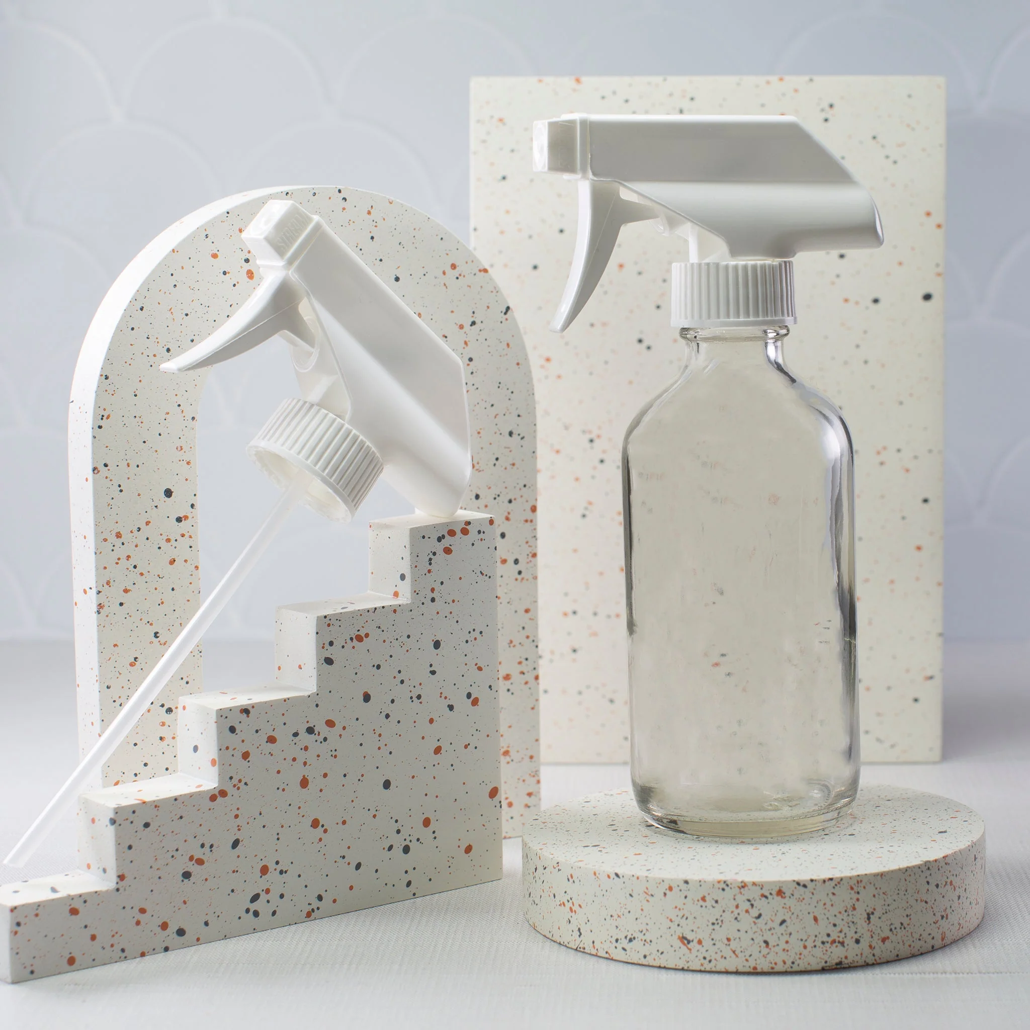 8 oz Clear Glass Bottle with 28-400 Neck - Image 7