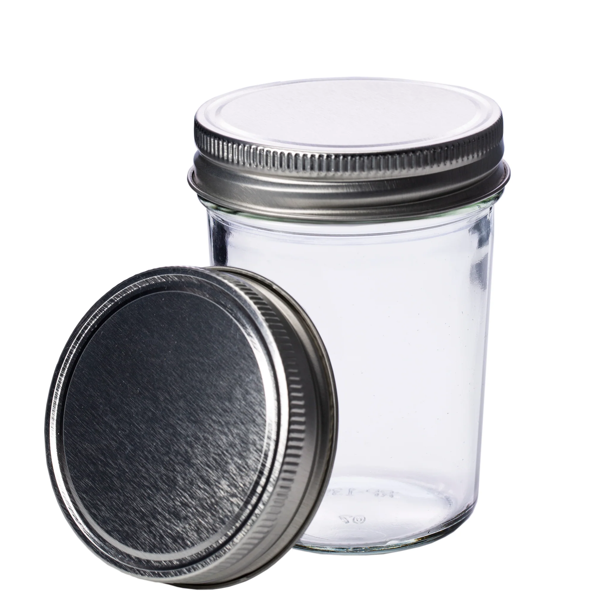8 oz Clear Jelly Jar with 70-450 Neck - Image 3
