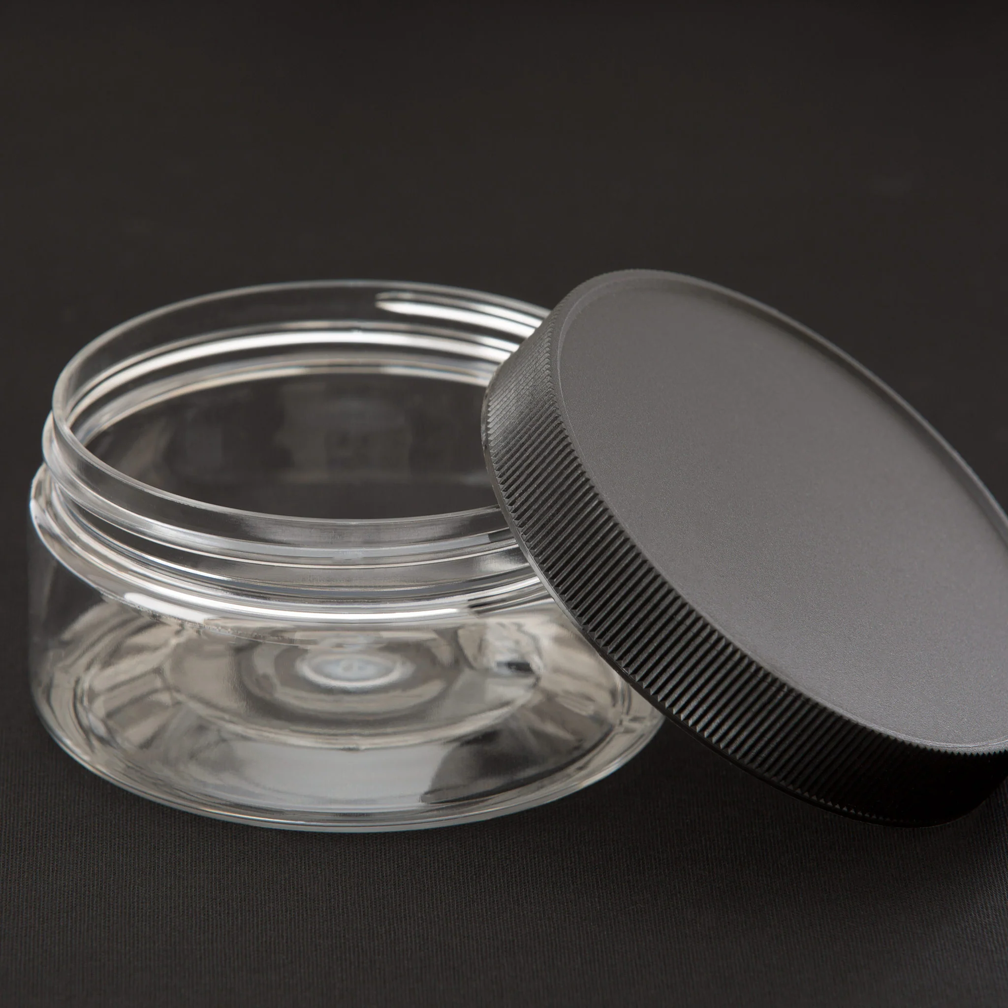 8 oz Clear Shallow Jar with 89-400 Neck - Image 7