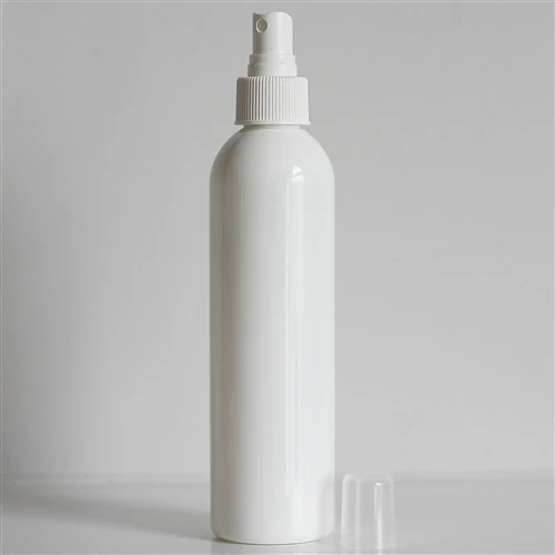 8 oz White PET Bullet Bottle with 24-410 Neck - Image 14