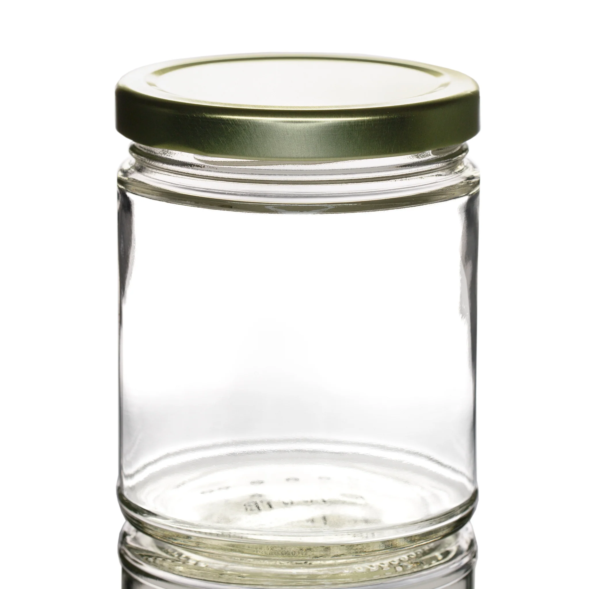 9 oz Clear Glass Jar with 70mm Lug Neck - Image 5