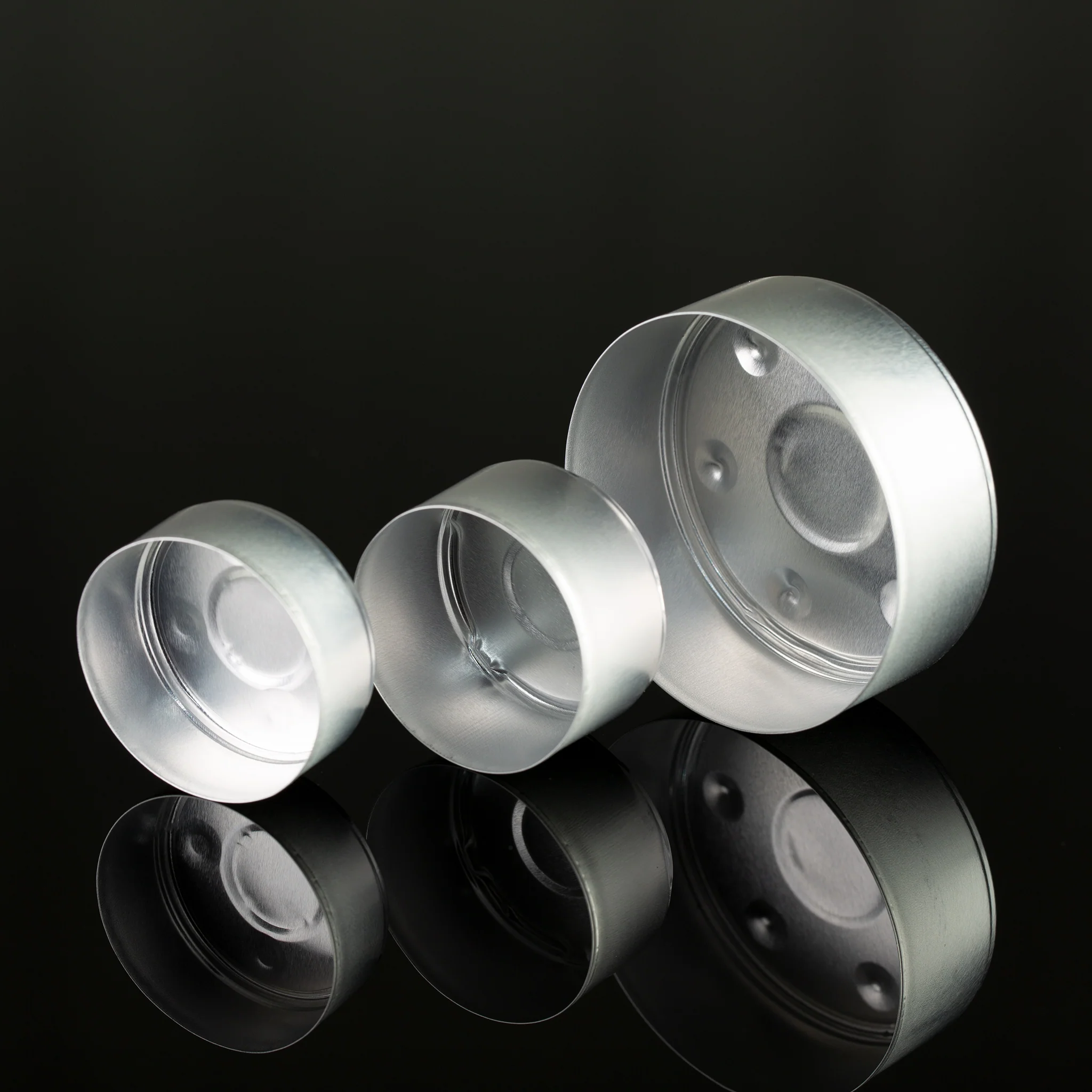 Aluminum Tea Light Cups Tall - 37.5mm D x 20mm H - Image 2