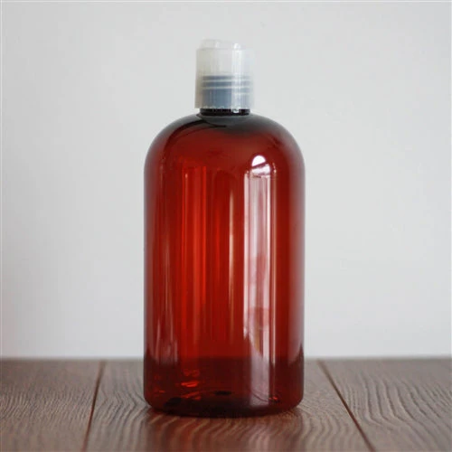 16 oz Amber PET Boston Round with 24-410 Neck - Image 5