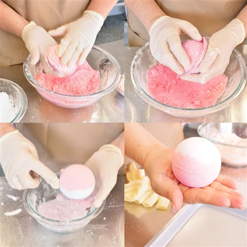Bath Bomb Mold - 2.75" Diameter (2 pc set) - Image 3
