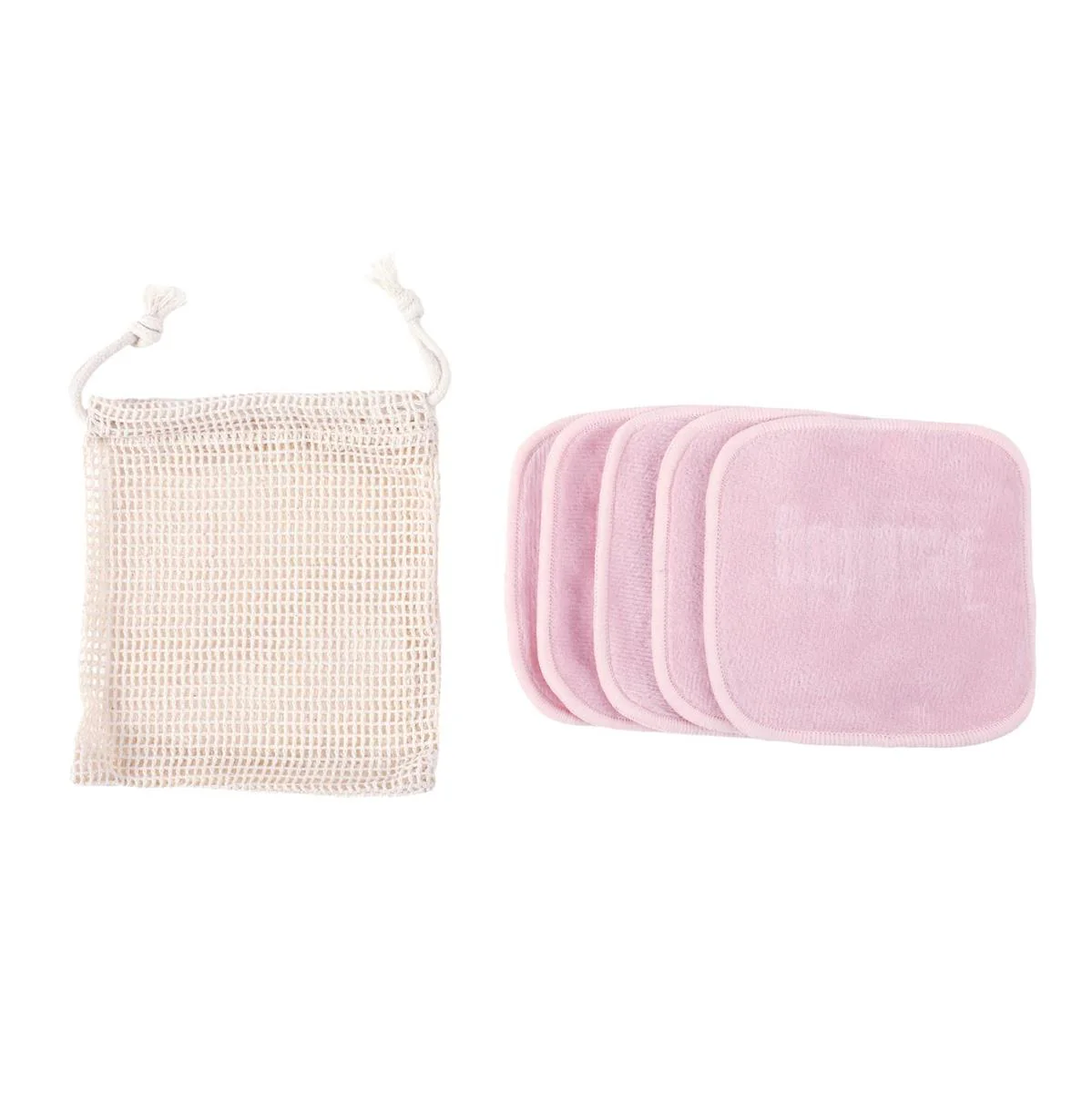 Bodico Reusable Makeup Remover Wipes w/ Pouch - Image 2