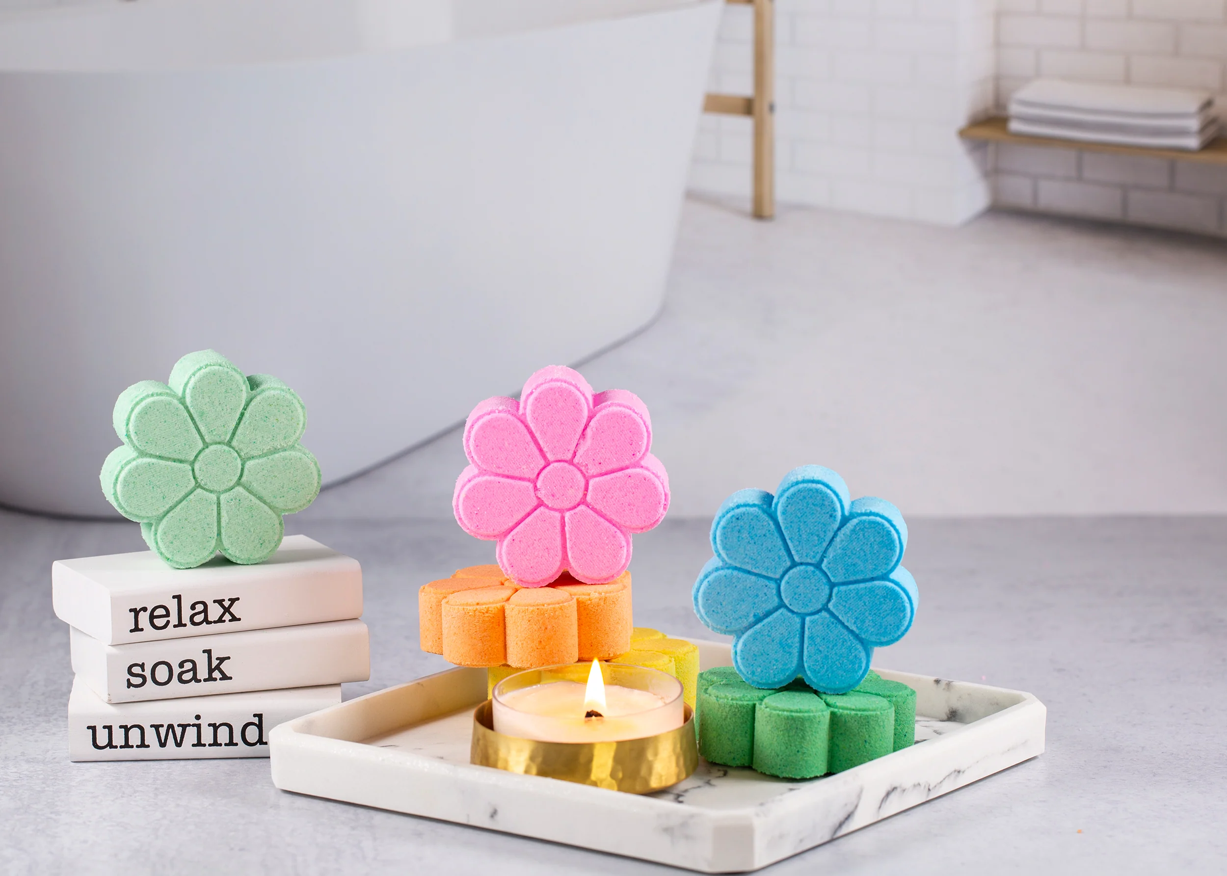 Daisy Flower - 3D Printed Bath Bomb Mold - Image 2
