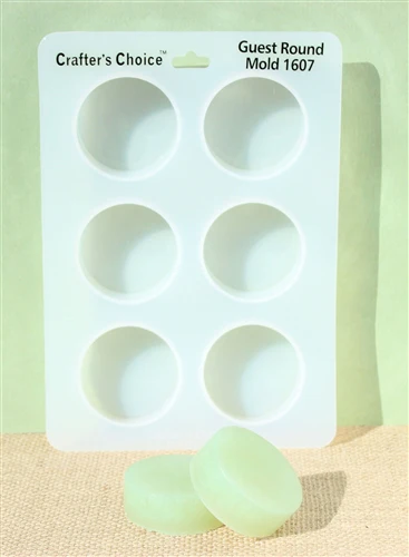 Guest Round Silicone Soap Mold - Image 3