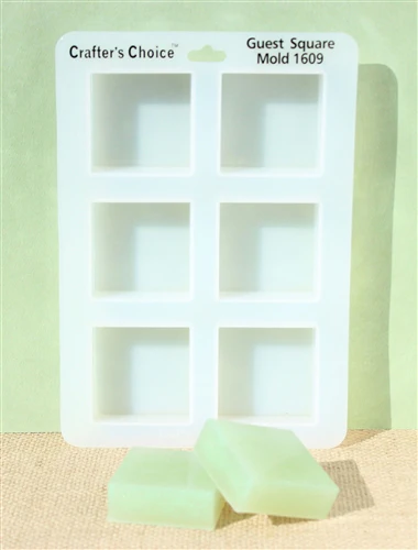 Guest Square Silicone Soap Mold - Image 2
