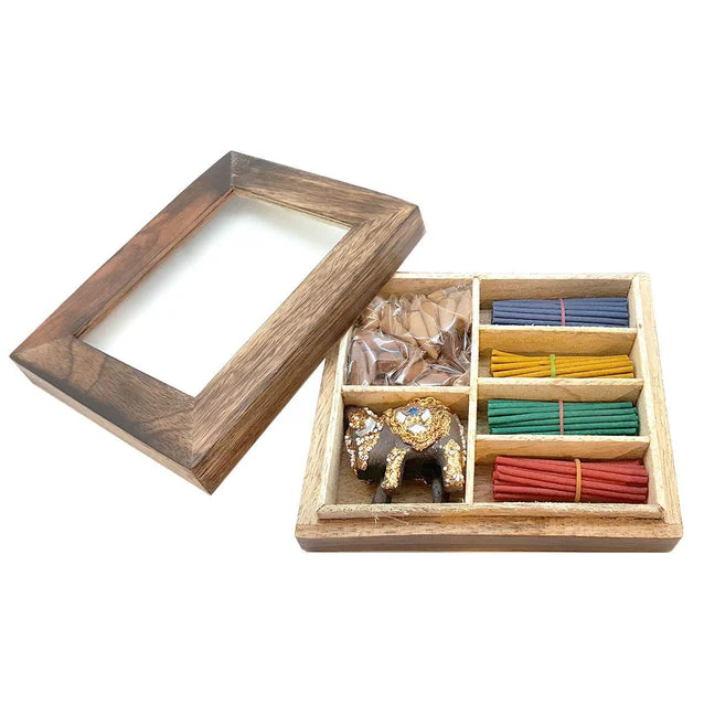 Karmascents Incense Wooden Gift Set - Image 2