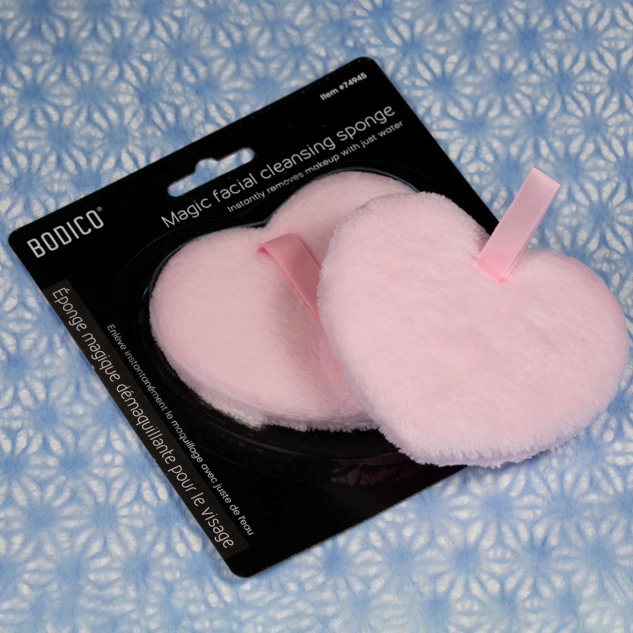 Magic Facial Cleansing Sponge - Pink - Image 3