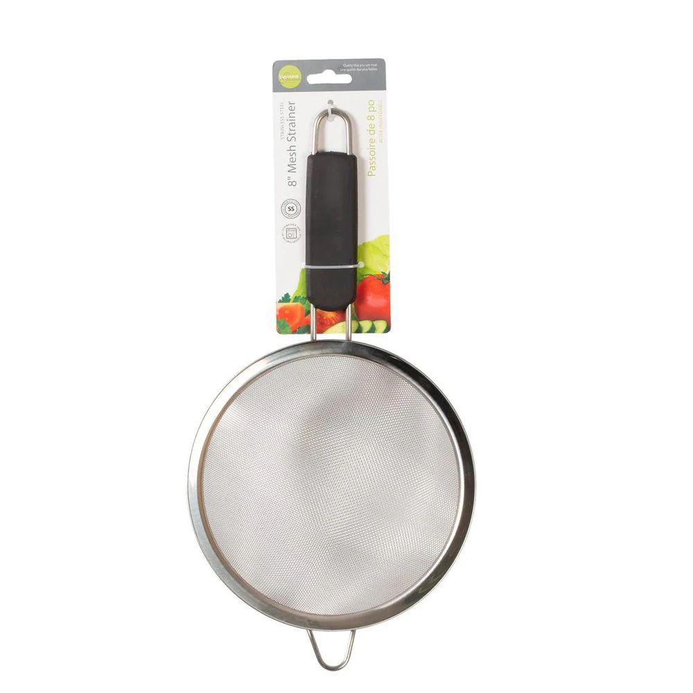Stainless Steel Strainer - 8"